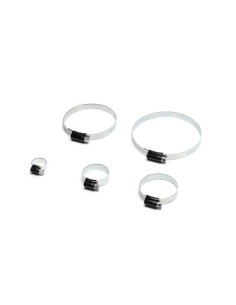 Collier serrage durite large noir.