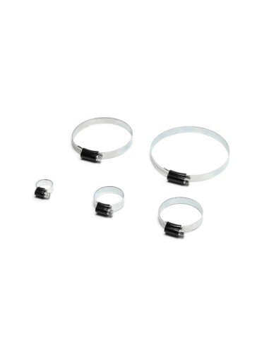 Collier serrage durite large noir.