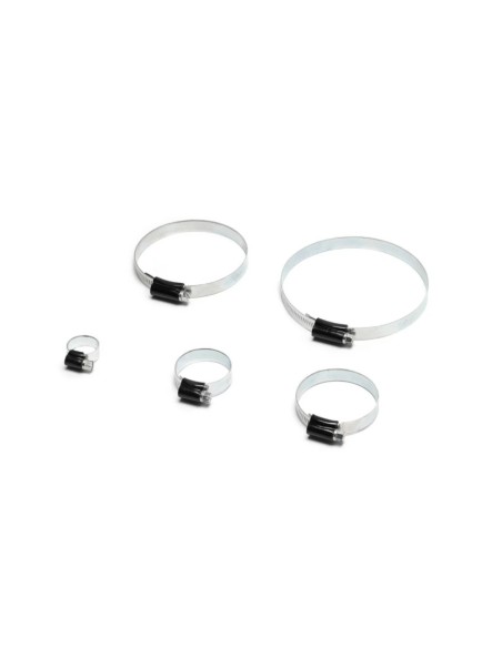 Collier serrage durite large noir.