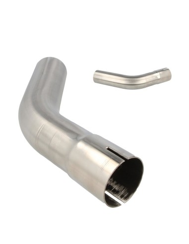 Coude inox 45° avec emmanchement simple 51 à 76mm