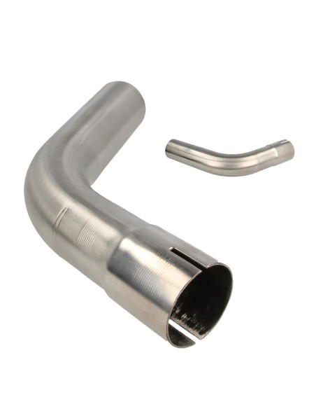 Coude inox 60° avec emmanchement simple 51 à 76mm