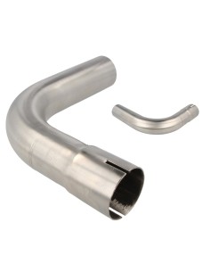 Coude inox 90° avec emmanchement simple 51 à 76mm