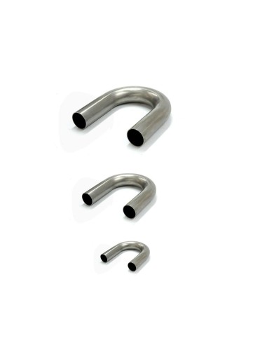 Coude inox à 180° Simons Ø38 à 76mm