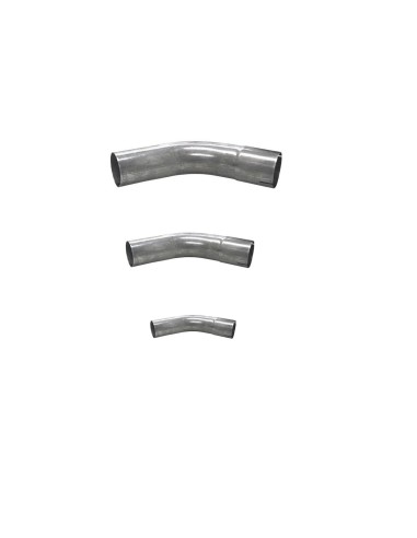 Coude inox 45° avec emmanchement simple Simons Ø38 à 89mm