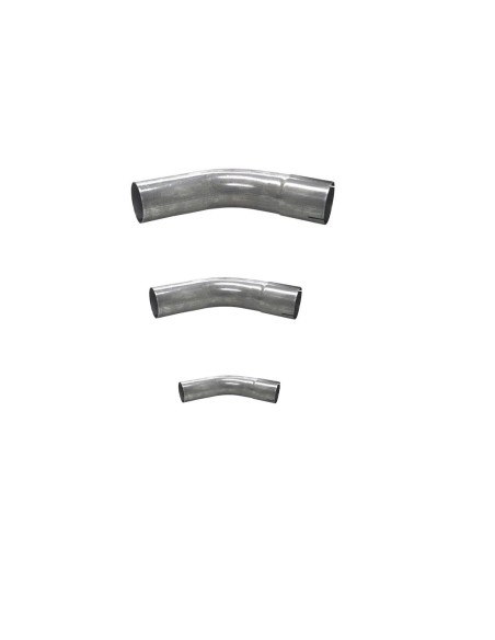 Coude inox 45° avec emmanchement simple Simons Ø38 à 89mm