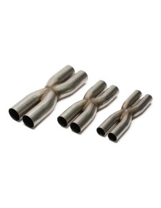 X-Pipe en Inox pour ligne d'échappement