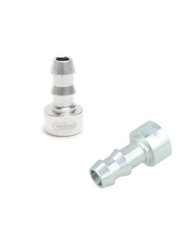 Raccord cannelé aluminium à souder pour durite