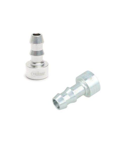 Raccord cannelé aluminium à souder pour durite