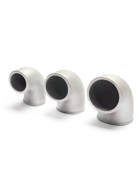Coude en aluminium moulé à 90° de 51 à 102 mm