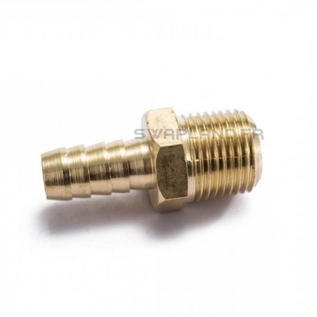 Raccord droit 1/2 NPT 12 mm