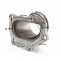 Bride échappement turbo Subaru vers V band 63 mm