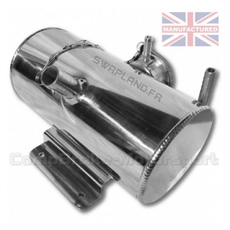 Vase d'expansion aluminium cylindrique 200mm X 100mm