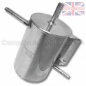 Réservoir tampon en aluminium 1 litre sortie droite Compbrake